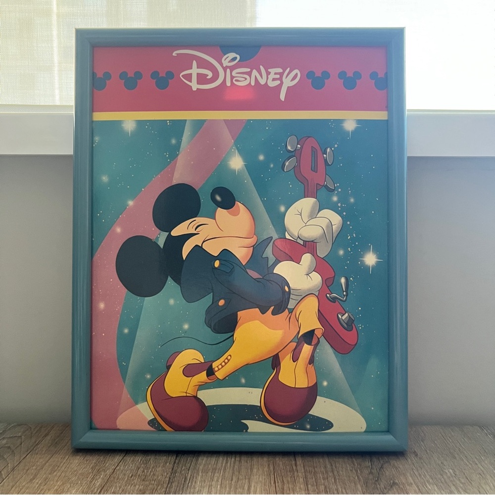 Framed Vintage Disney Mickey Wall Art